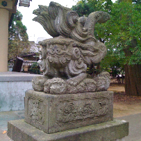 佐那武神社の狛犬